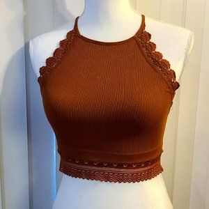 Crochet Lace Trim Bralette